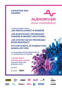 VI Konferencja Muzyczna Audioriver - plakat